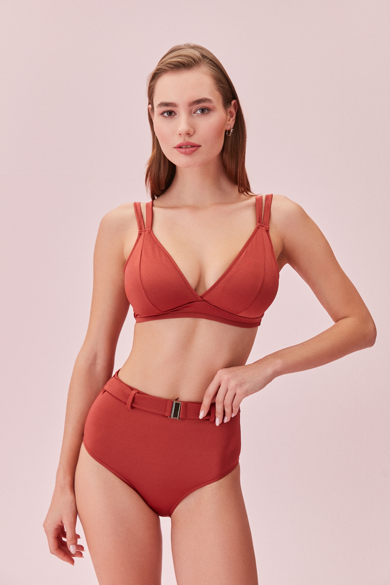 Gen Bralet Bikini St Kahverengi Suwen