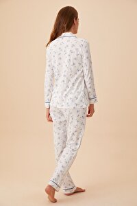 resm Young Mother Maskulen Pijama Takımı - MAVİ