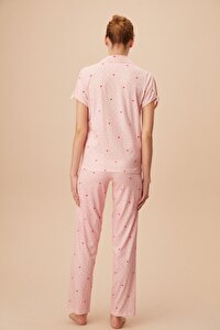 resm Ruby Maskulen Pijama Takımı - PEMBE