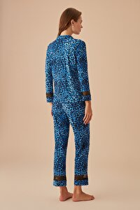 Splendid Maskülen Pijama Takımı - SAKS BASKILI