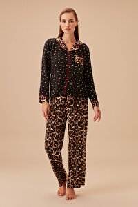 Shirley Maskülen Pijama Takımı - LEOPAR