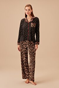 Shirley Maskülen Pijama Takımı - LEOPAR