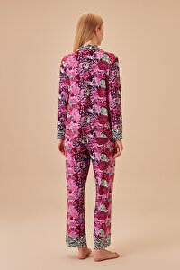 Safari Maskülen Pijama Takımı - PEMBE