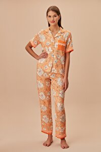 Marigold Maskülen Pijama Takımı - TURUNCU