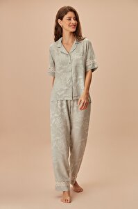 Diana Maskülen Pijama Takımı - GRİLİ