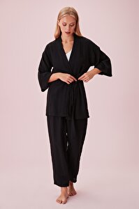 Jasmine Kimono - SİYAH