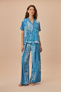 Dream Maskülen Pijama Takımı - MAVİ