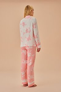 Amanda Maskülen Pijama Takımı - PEMBE