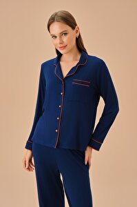 Elegant Maskülen Pijama Takımı - TURKUAZ