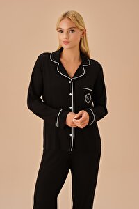 Glommy Maskülen Pijama Takımı - SİYAH