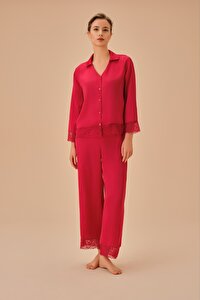 Sapphire Maskülen Pijama Takımı - BORDO