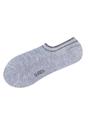 Resim Silver Görünmez Sneaker Çorap - GRİLİ