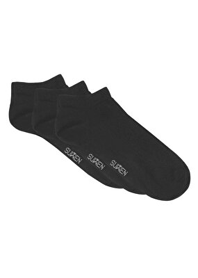 Resim Erkek Basic 3 lü paket Çorap - SİYAH