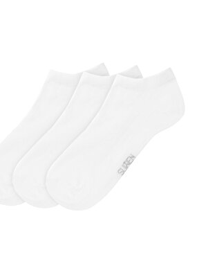 Resim Erkek Basic 3 lü paket Çorap - BEYAZ