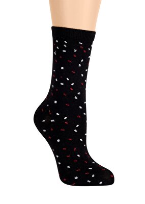 Resim Fancy Soket Çorap - SİYAH