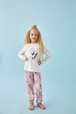 Resim Enjoy Çocuk Pijama Takımı - PEMBE