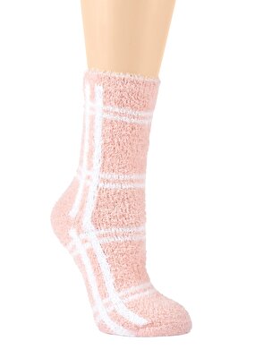 Resim Fluffy Soket Çorap - TURUNCU
